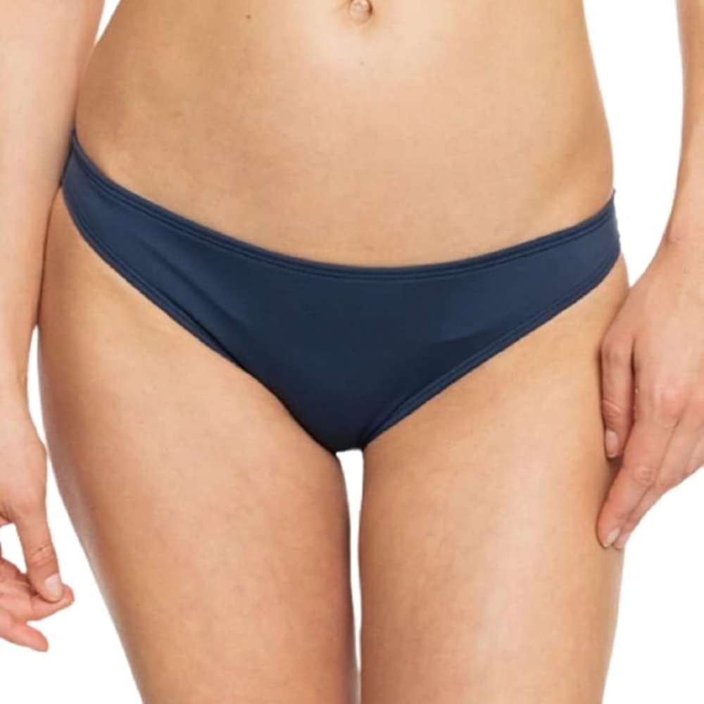 NWT Roxy Women's Standard Beach Classics Hi-Leg Bikini Bottom Mood Indigo